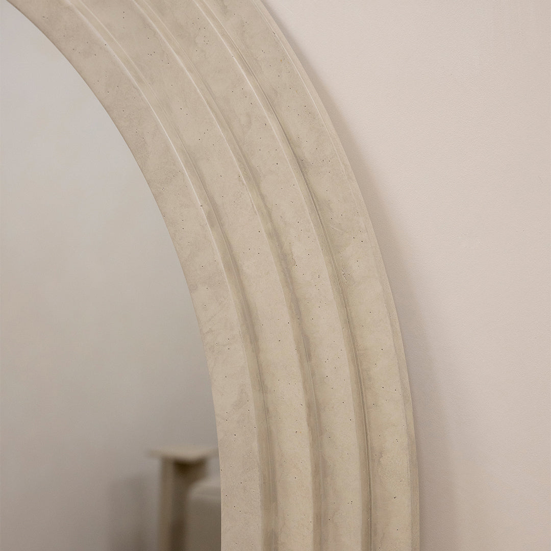 Full Length Arched Concrete Mirror 180cm x 110cm