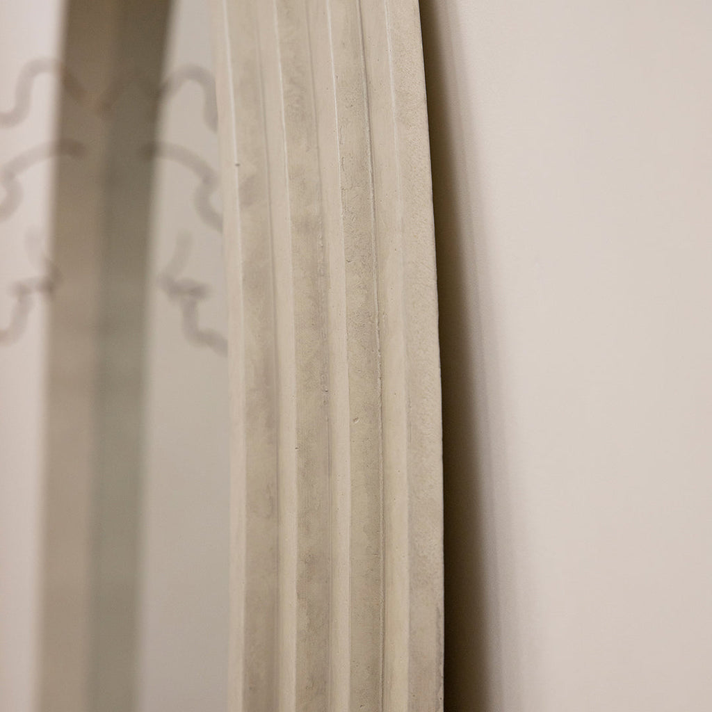 Full Length Arched Concrete Mirror 180cm x 110cm