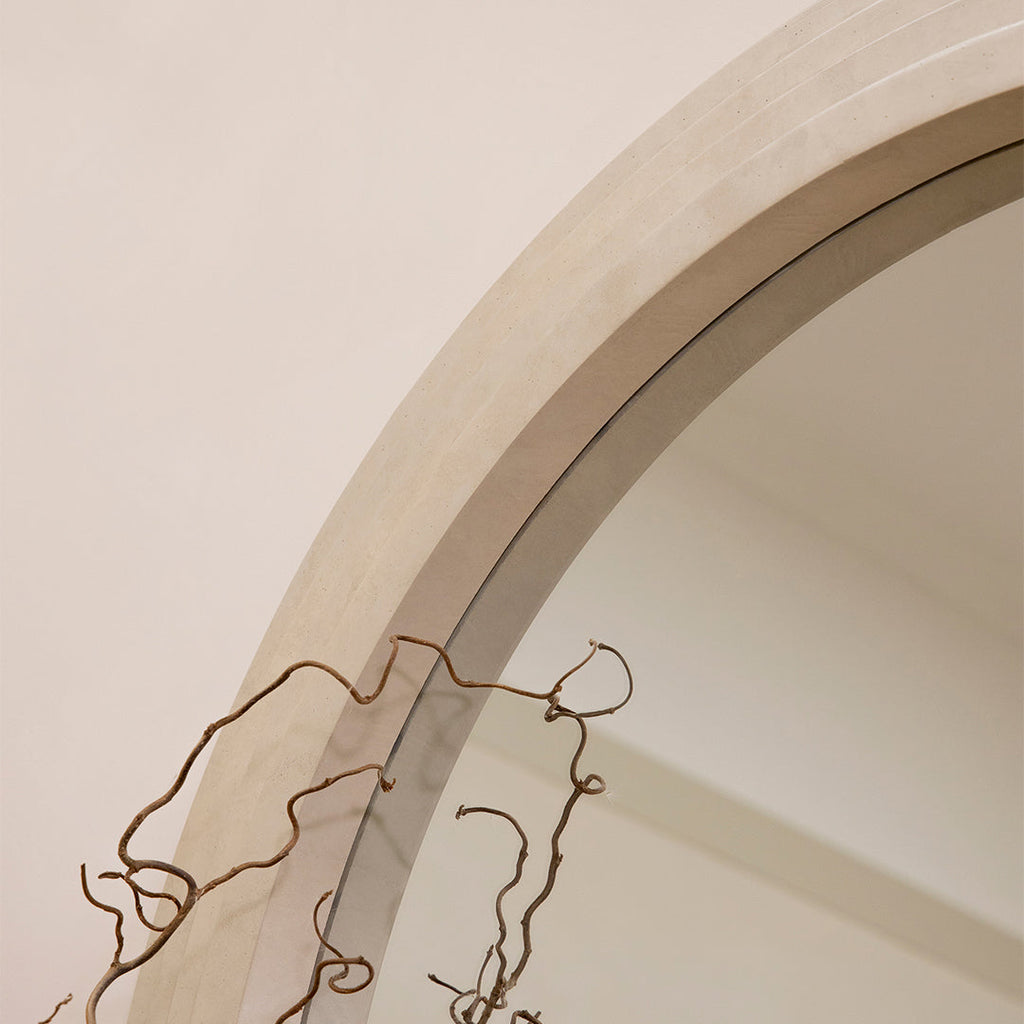 Full Length Arched Concrete Mirror 180cm x 110cm