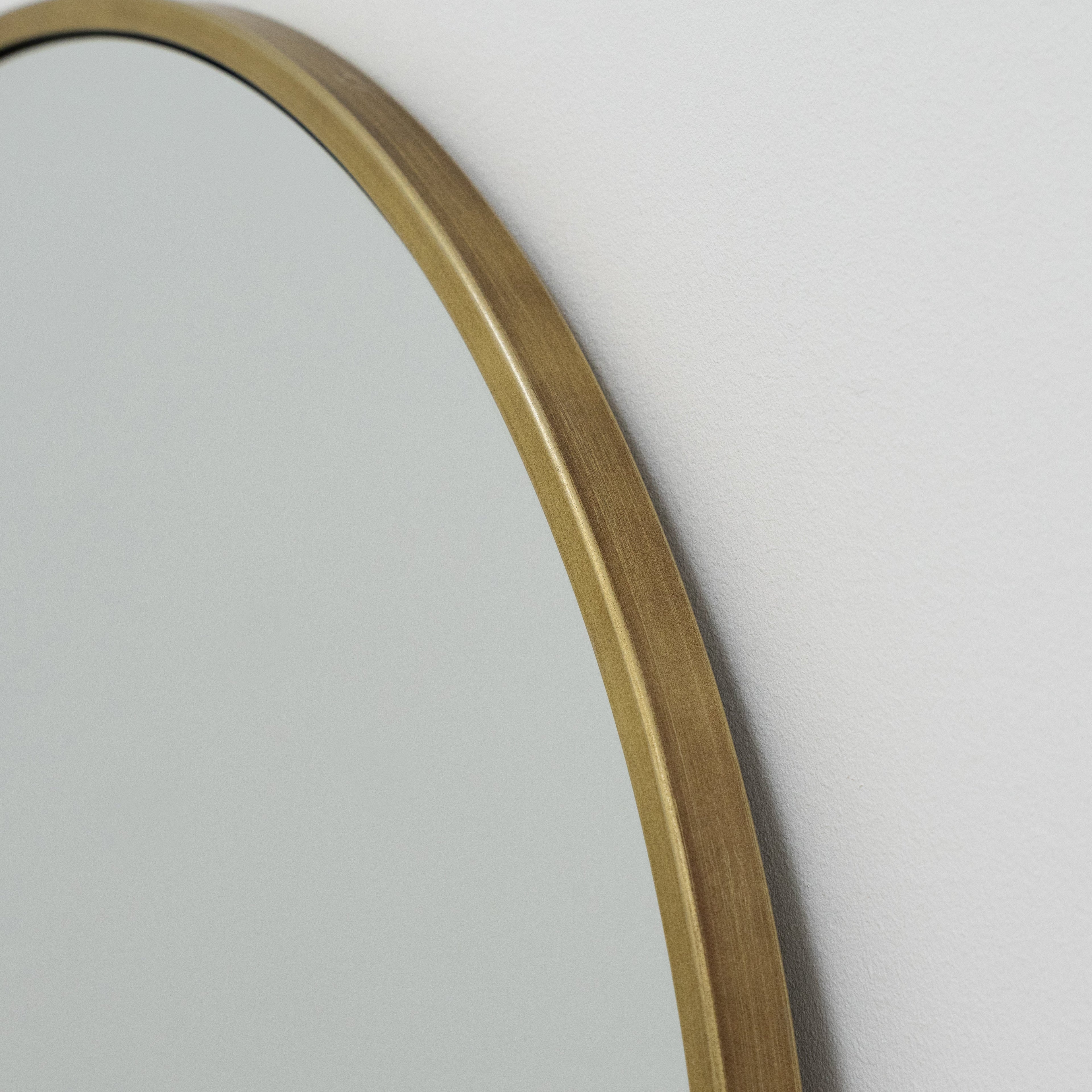 Full Length Gold Large Arched Metal Mirror 160cm x 60cm