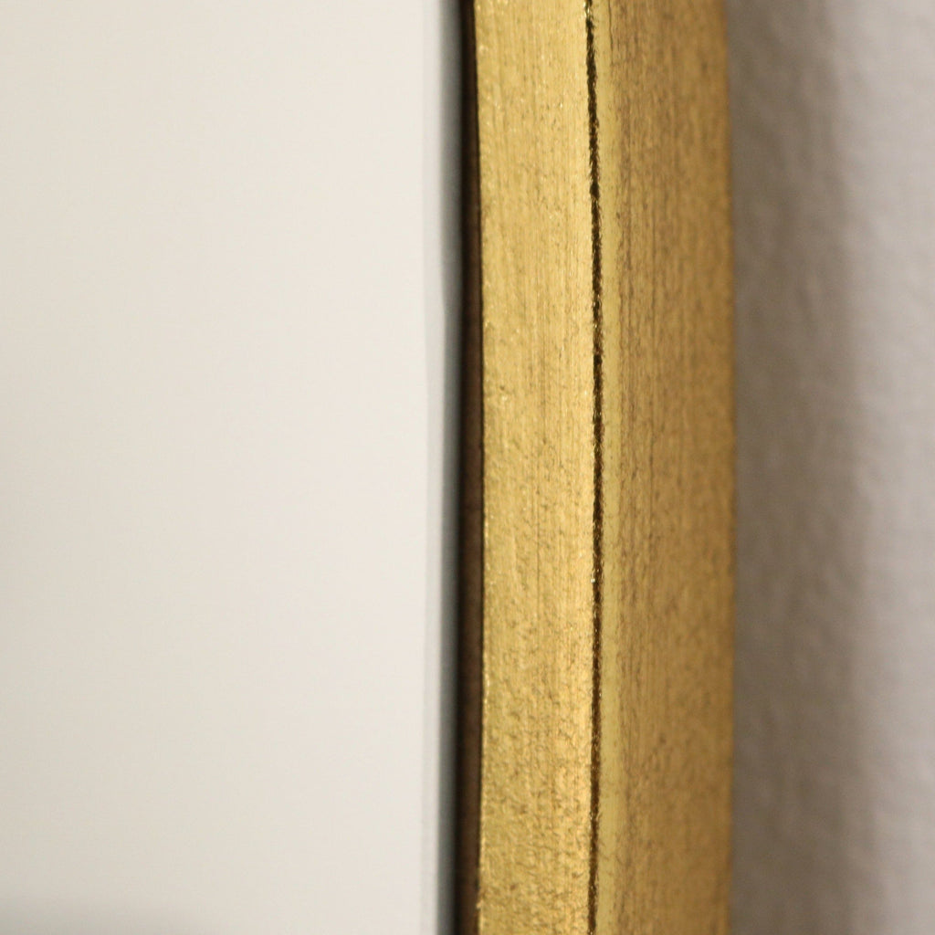 Gold Full Length Arched Metal Mirror 180cm x 110cm